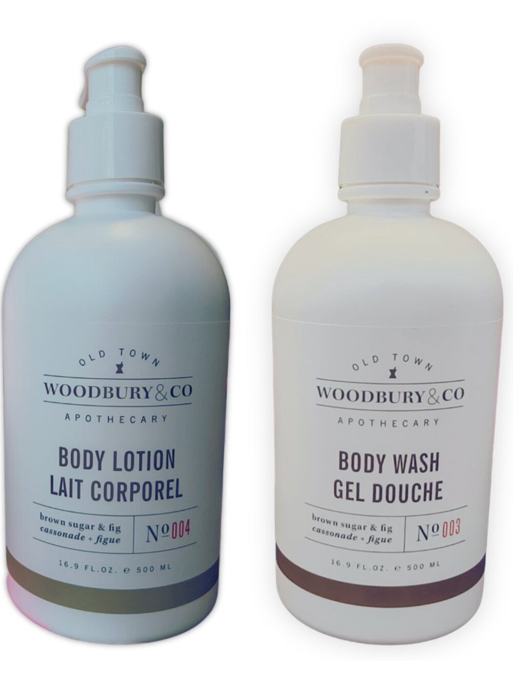 Woodbury & Co Moisturizing Body Lotion & Wash Brown Sugar & Fig Large 16.9oz Ea - Picture 2 of 5
